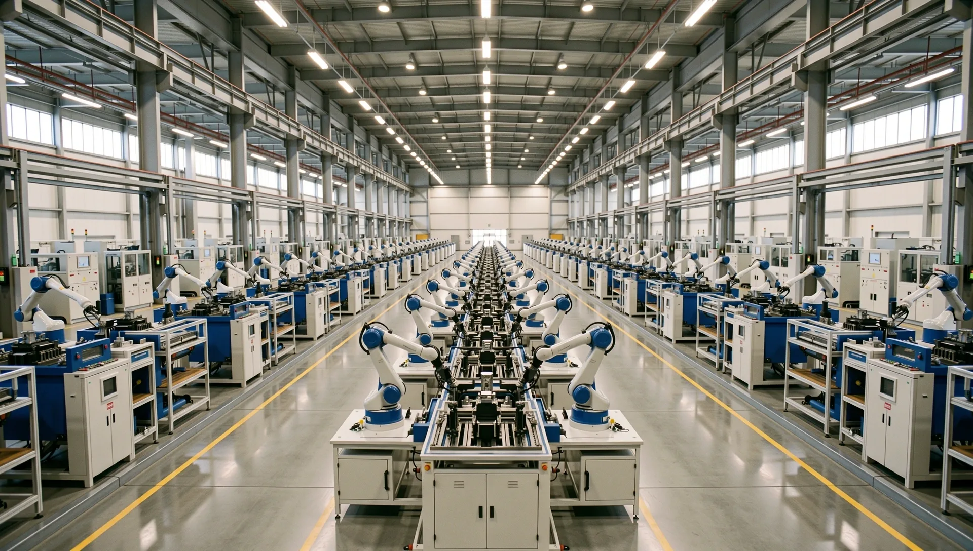 Large-scale automation facility