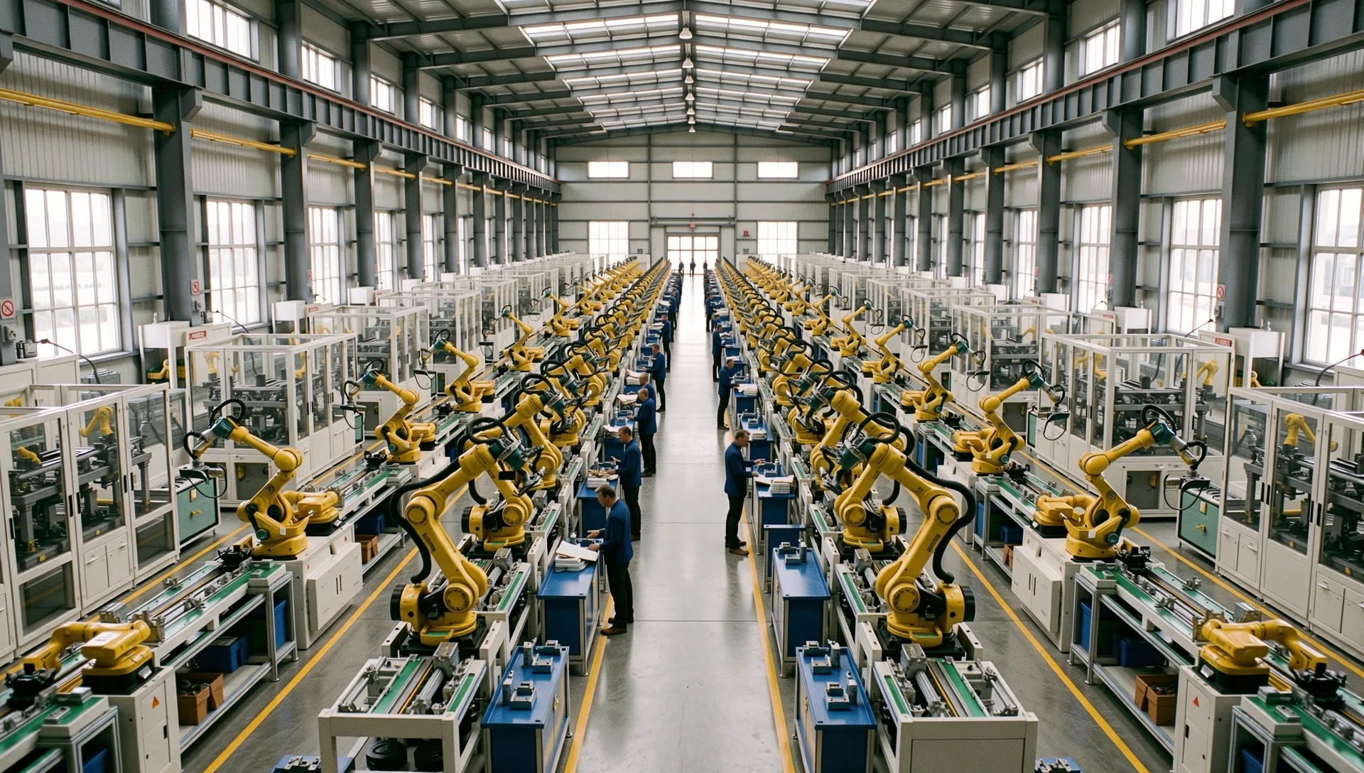 Vast industrial automation facility