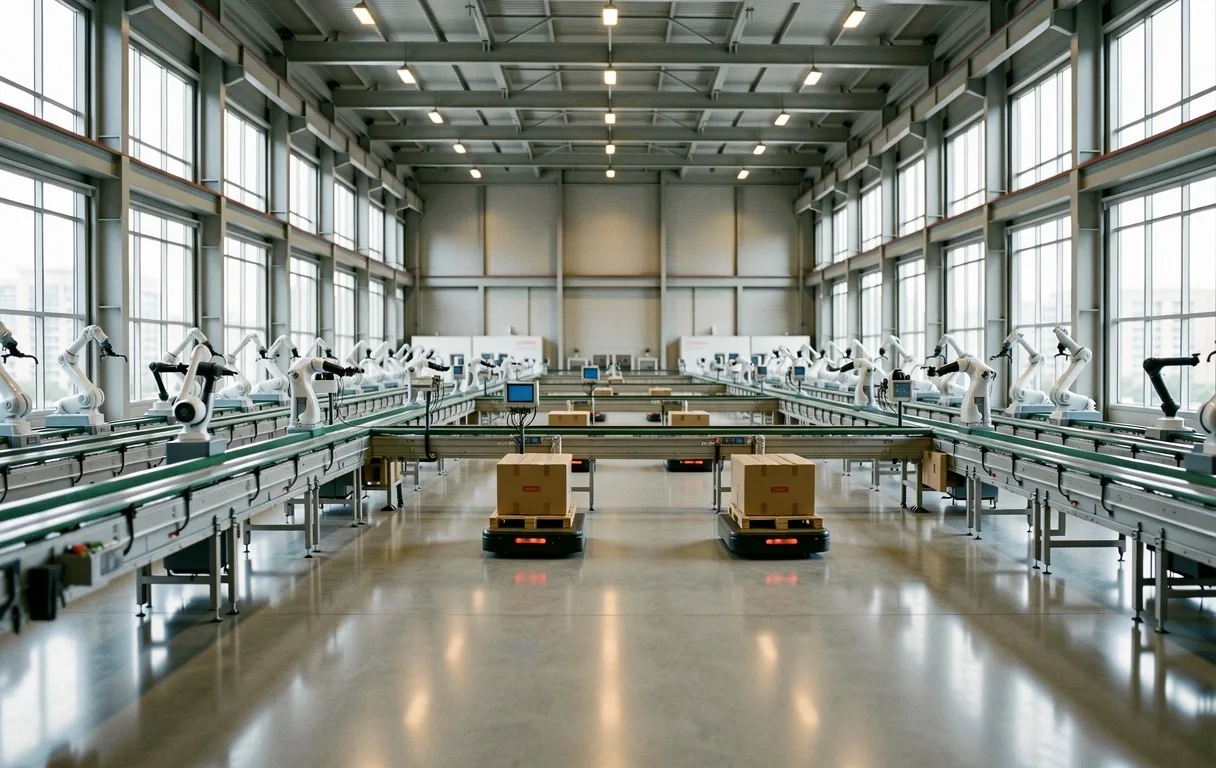 Large scale automated facility